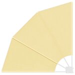 vidaXL Écran de confidentialité pour balcon Sable 115 x 115 cm