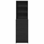 vidaXL Haut Armoire Chêne noir 40 x 41 x 135 cm Bois d'ingénierie