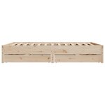vidaXL Cadre de lit sans matelas 180x200 cm bois massif de pin
