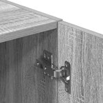vidaXL Ensemble d'armoires de cuisine 2Pièces sonoma gris bois ingénierie