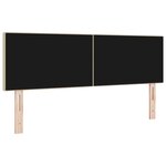 vidaXL Tête de lit Gris Vert Clair 144 cm Cuir synthétique