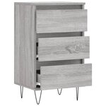 vidaXL Buffet sonoma gris 40x35x70 cm bois d'ingénierie