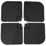 Base de parasol portable Sable/Eau 60 L