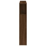 vidaXL Tête de lit à LED chêne marron 120x18 5x103 5cm bois ingénierie