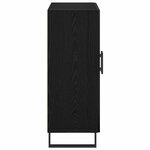 vidaXL Buffet Chêne noir 69 5 x 34 x 90 cm Bois d'ingénierie