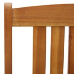 vidaXL Chaises de jardin avec coussins lot de 4 Bois d'acacia massif