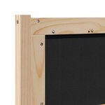 vidaXL Tête de lit Autre Marron 160 cm Bois massif en pin