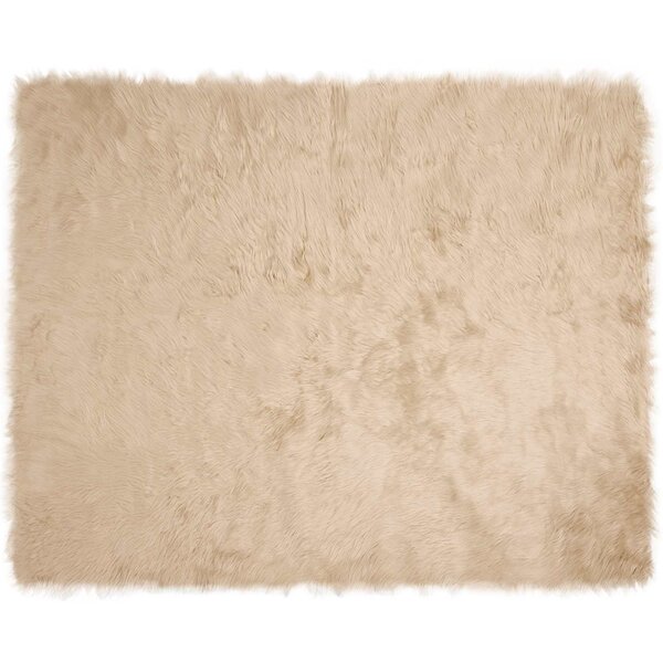 vidaXL Tapis en fausse Tafalla Beige 200 x 280 cm Polyester