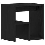 vidaXL Cabinet de chevet Chêne noir 40 x 30 x 40 cm Bois d'ingénierie