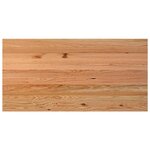 vidaXL Table à manger marron clair bois de chêne massif rectangulaire