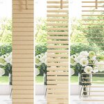 vidaXL Store Vénitien Marron clair avec motif 213 x 160 cm PVC