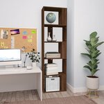 vidaXL Bibliothèque Chêne marron 45x24x160 cm Bois d'ingénierie