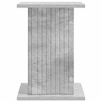 vidaXL Support de Plante Gris béton 30 5 x 30 x 43 cm