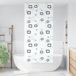 vidaXL Store enrouleur de douche avec cassette largeur du tissu 96 cm