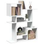 vidaXL Étagère séparatrice de pièce blanc 92x29x112 cm