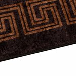 vidaXL Coureur de Tapis MARSA Noir 80 x 350 cm Polyester et PVC