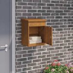 vidaXL Boîte de dépôt de colis Rouillé 44 x 35 x 59 cm