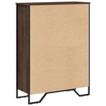 vidaXL Bibliothèque chêne marron 80x31x106 cm bois d'ingénierie