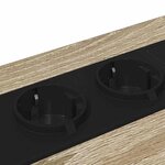 vidaXL Cabinet de chevet 2 Pièces Chêne sonoma 42 x 41 x 56 cm