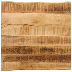 vidaXL Dessus de table bord vivant 60x60x2 5 cm bois de manguier brut