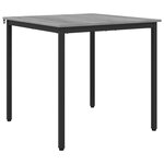 vidaXL Table de salle à manger / Table de repas MÉTAL
