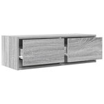 vidaXL Meuble TV sonoma gris 80x31x25 5 cm bois d'ingénierie