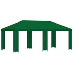 vidaXL Abri de jardin 6 x 3 m Vert Polyester et Acier 190 gsm