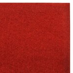 vidaXL Tapis rouge 1 x 5 m 400 g/m²
