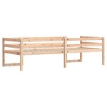 vidaXL Cadre de lit pour enfants sans matelas 75x190 cm pin massif