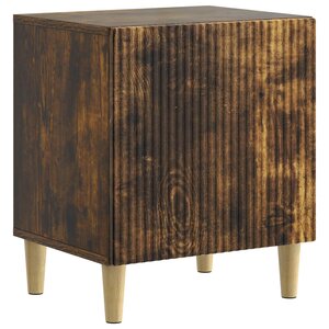 vidaXL Cabinet de chevet Chêne fumé 43 x 34 5 x 50 cm
