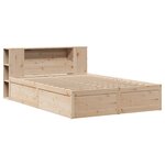 vidaXL Cadre de lit sans matelas 140x190 cm bois de pin massif