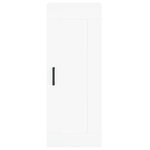 vidaXL Buffet haut Blanc 34 5x34x180 cm Bois d'ingénierie