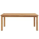 vidaXL Table basse Marron 110 x 55 x 45 cm Bois de teck solide