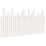 vidaXL Tête de lit murale Blanc 159 5x3x80 cm Bois massif de pin