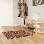 vidaXL Coureur de Tapis MARSA Multicolore 100 x 100 cm