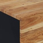 vidaXL Table de chevet 40x33x46 cm Bois d'acacia massif