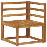 vidaXL Ensemble de canapés d'extérieur 6 pc Naturel