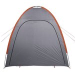 vidaXL Tente de rangement gris et orange imperméable
