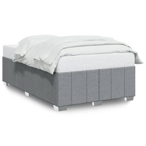 vidaXL Cadre de lit sans matelas gris clair 120x200 cm tissu