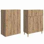 vidaXL Ensemble de Meubles 2 Pièces Bois d'ingénierie