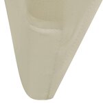 vidaXL Housse de chaise extensible 4 Pièces crème