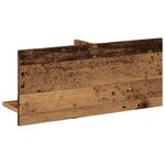 vidaXL Armoire murale 70x16 5x30 cm vieux bois bois d'ingénierie