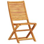 vidaXL Ensemble bistro pliant 3 pièces en bois massif d'acacia