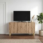 vidaXL Meuble TV 99 x 34 5 x 50 cm Chêne artisanal Bois d'ingénierie