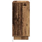 vidaXL Buffet avec LED Bois ancien 71x34 5x75 cm Bois d'ingénierie