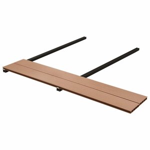 vidaXL Planche de terrasse 4 pc Marron WPC