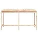 vidaXL Table de jardin 203 5x90x110 cm bois massif de pin