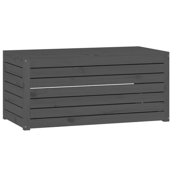 vidaXL Boîte de jardin gris 101x50 5x46 5 cm bois massif de pin