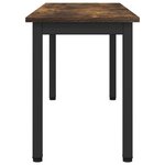 vidaXL banc Chêne Fumé 110 x 35 x 45 cm Bois d'ingénierie