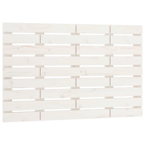 vidaXL Tête de lit murale Blanc 96x3x63 cm Bois massif de pin